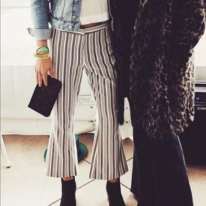 Gianni Bini cropped flare pants